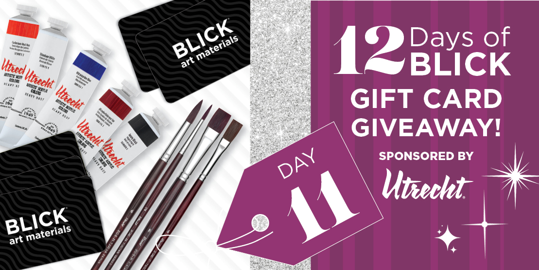 🎁✨ 12 Days of BLICK, Day 11! ✨🎄 Enter to WIN a $100 BLICK Gift Card! ❄️ We're giving away three $100 BLICK Gift Cards every day through December 12, so enter daily for a chance to win! ow.ly/jjw850Qe7SE
