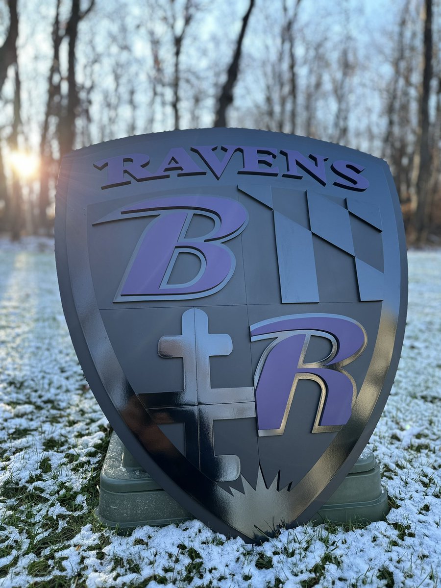 Waking up from a walk off win and leading the AFC. So let's drop a new Shield color scheme.  Midnight Edition with a splash of purple 😈

#ravens #ravensflock #MD #baltimore #purplefriday #maryland #RavensNation