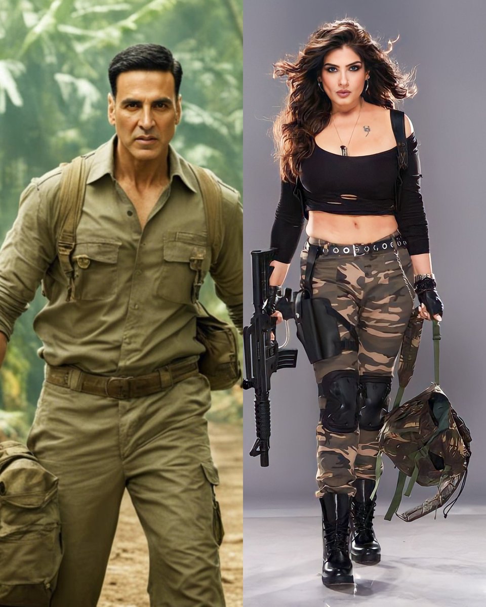 #AkshayKumar𓃵 and #raveenatondon 🤩💖
Together after long time🔥
Hit jordi😍😍

Bhabhi💖
#WelcomeToTheJungle #Welcome3