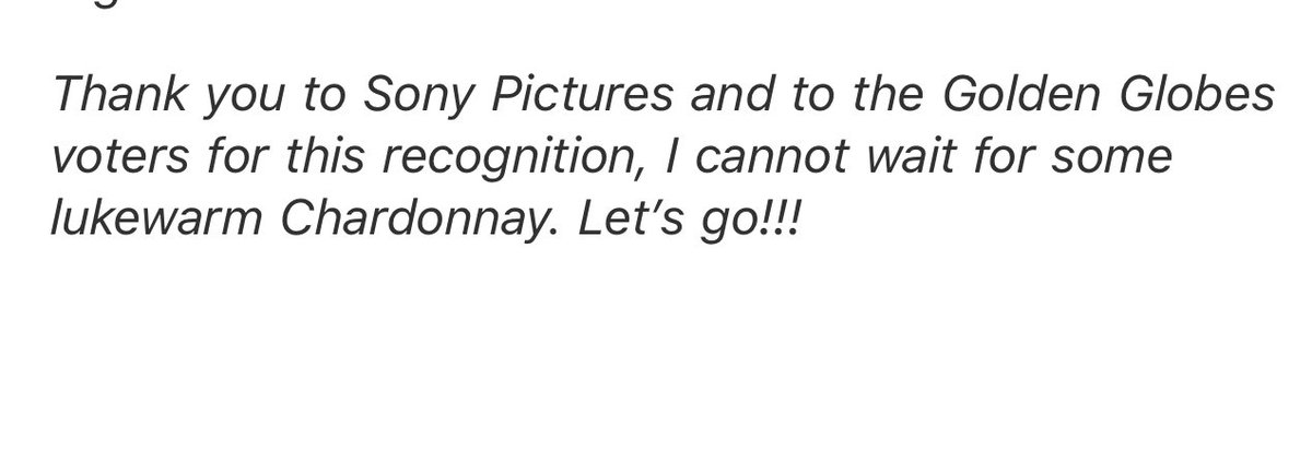 kylebuchanan's tweet image. Golden Globe nominee Jennifer Lawrence releases her statement: