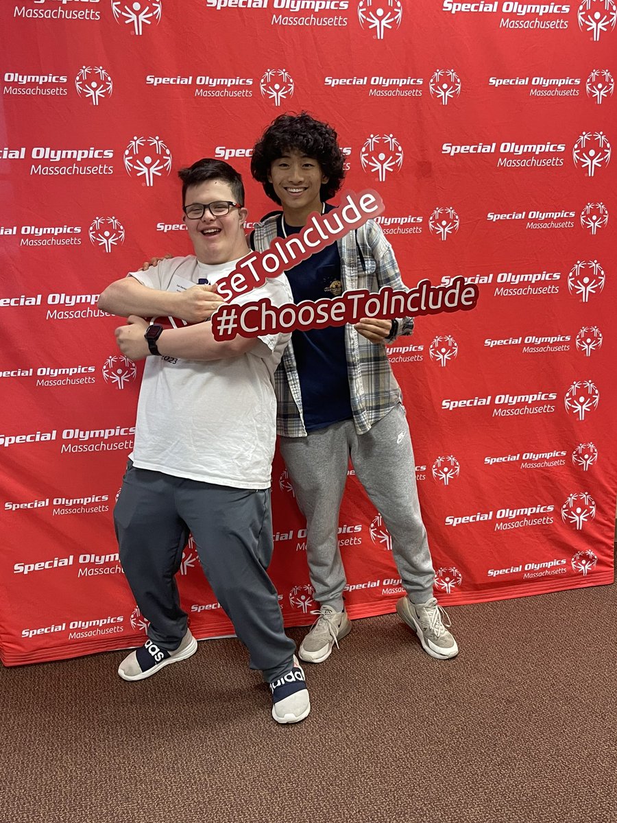 These two are excited to be representing Norton at the @SpOlympicsMA Youth Activation Council Summit! #choosetoinclude