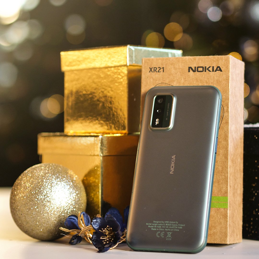 Step into the New Year with the Nokia XR21 ✨Get yours now nokia.ly/3ODnOba🎄🌟
