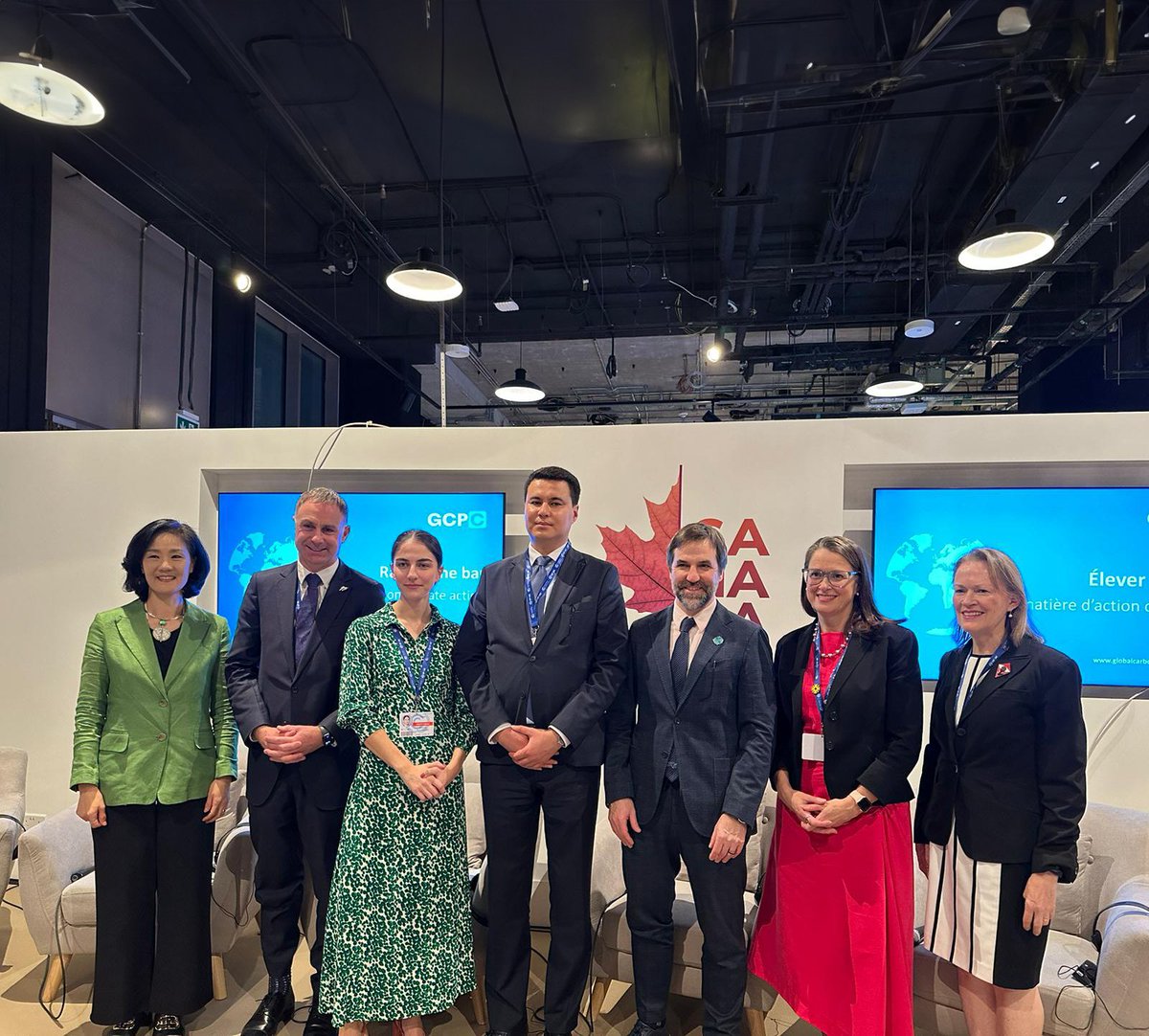 Pleased to moderate a high-level discussion, hosted by Canada, on the @GCPChallenge — which focuses on expanding the volume of emissions covered by a carbon price. Carbon pricing is an important policy lever that can help drive emissions reductions.