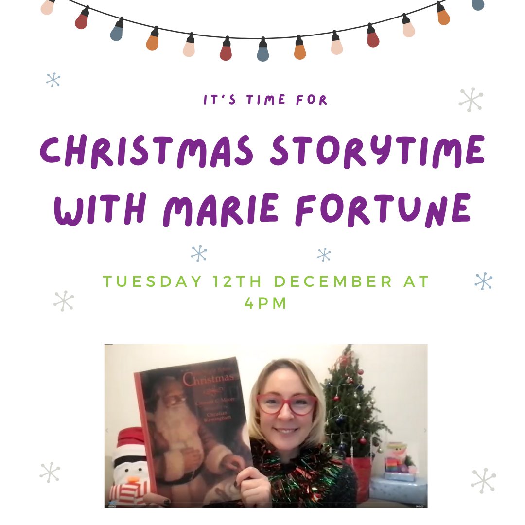 There’s still time to sign up to our Christmas Storytime with <a href="/MarieFortune/">Marie Fortune</a>! 

Join us on Tuesday 12th December for a special festive edition of our welcoming storytimes, designed specifically for individuals living with dementia.

Book your free spot at: eventbrite.co.uk/e/christmas-st…
