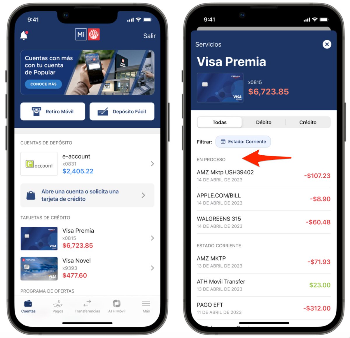 Cerrando el año con más buenas noticias: nueva versión de #MiBanco @popular para #iOS y #Android ya disponible. Con esta versión puedes ver las compras y transacciones de tus tarjetas de crédito al momento -- perfecto para estos días de vacaciones, viajes, y más.