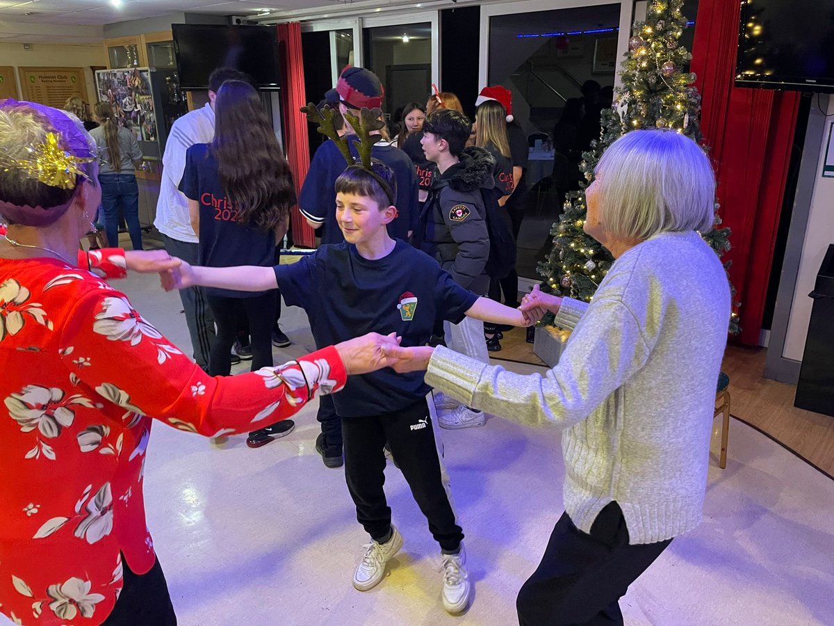 Our youth led #socialactionproject Senior Citizen Christmas Dinner was a fantastic event enjoyed by all. 60 snrs enjoyed a festive meal, drinks & live entertainment prepared by our young members. 

It was great to see the next gen connect with senior members of our community 🎄
