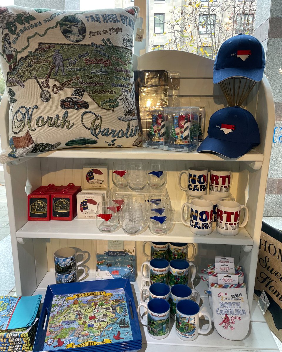 Our exhibits may be closed on Mondays, but our Museum Shop is open for business! Today and next Monday, December 18th, 10 a.m. - 5 p.m., shop North Carolina history and find the perfect NC-themed gift for your friends and family 🎁