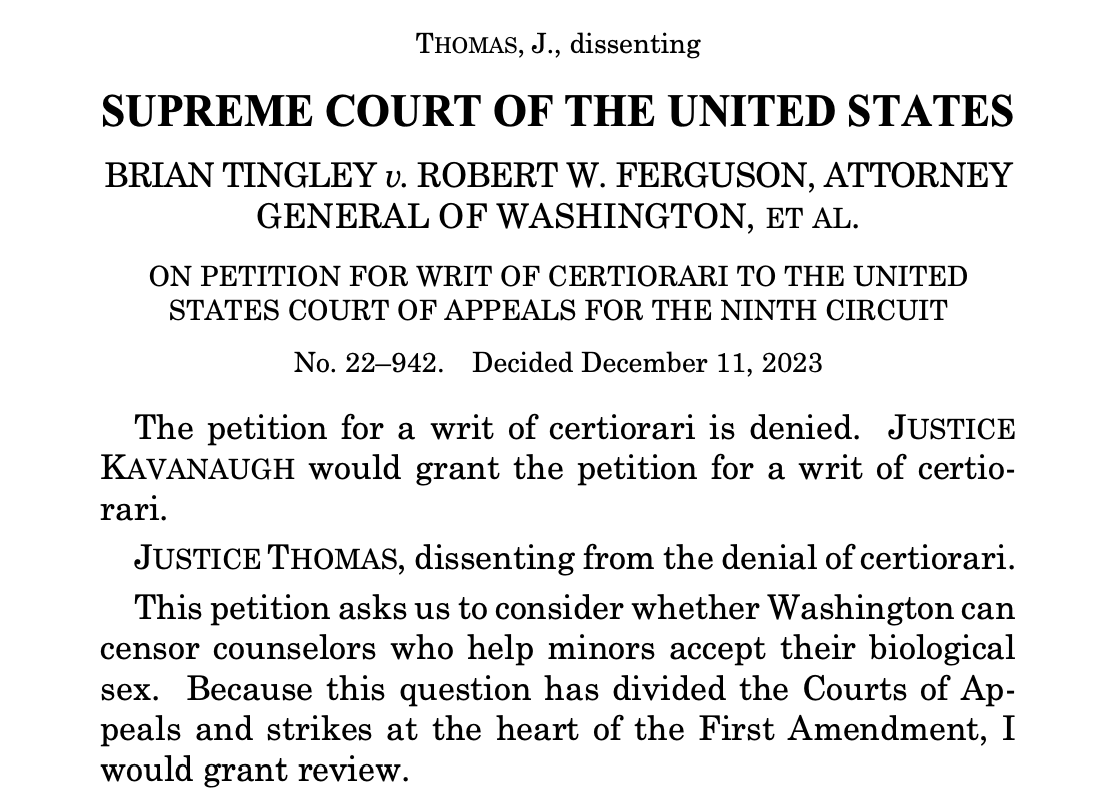 The Clarence Thomas dissent that broke my heart