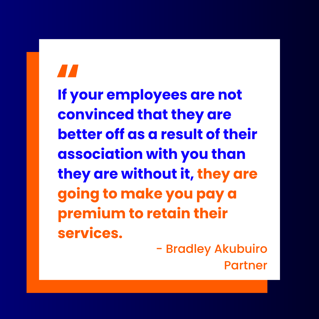 💸 How much does a poor reputation for employee treatment cost?

The news cycle has moved on from the “Great Resignation” + “Quiet Quitting” — but we know that the war for talent isn’t over, it’s just evolved. <a href="/BNAkubuiro/">Bradley Akubuiro</a> unpacks BPI’s research via <a href="/Inc/">Inc.</a>: bit.ly/46Nd3u4