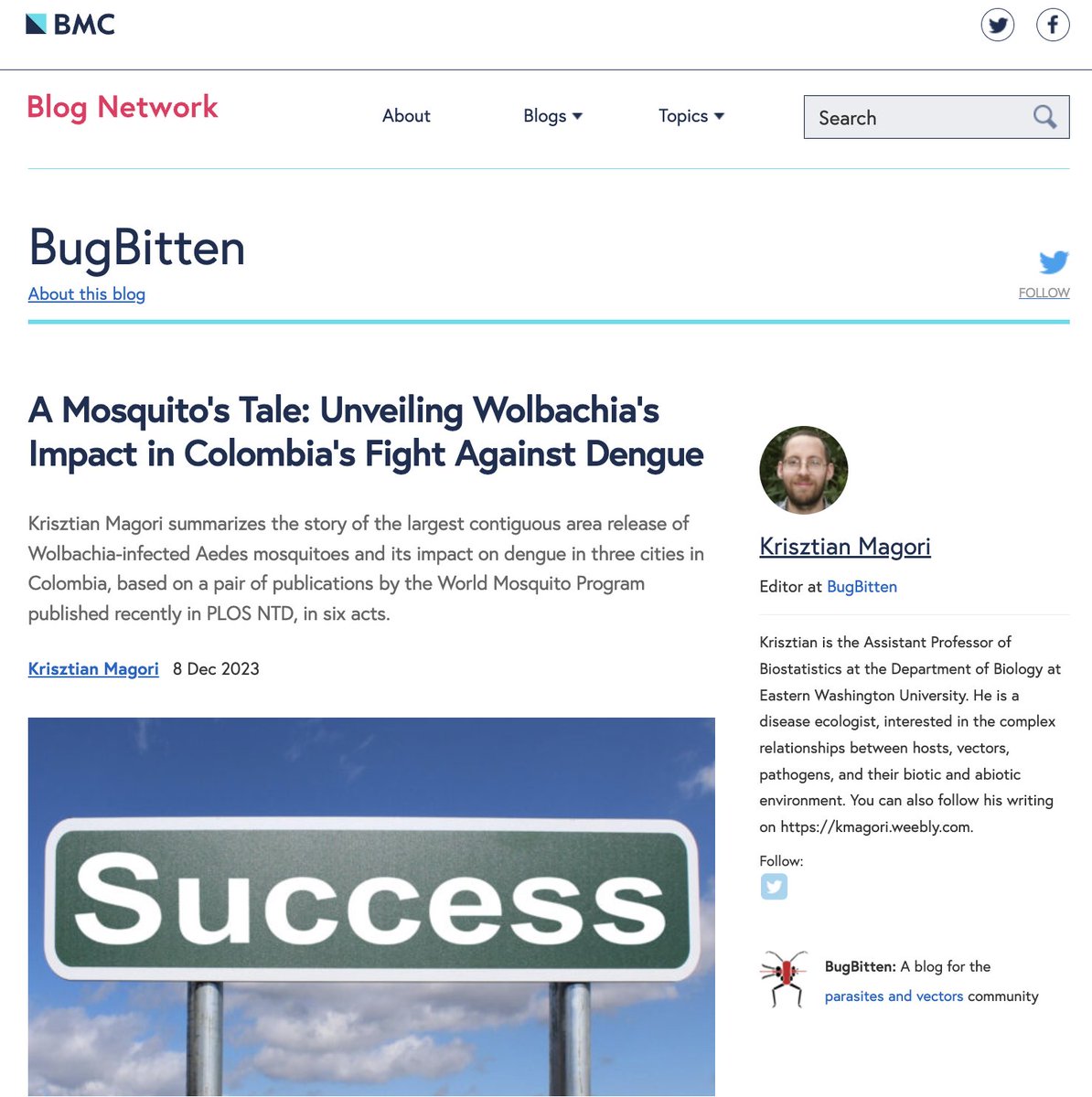 We love how <a href="/BiteOfAMosquito/">Bite of A Mosquito</a> has captured the fantastic story of Colombia's fight against #dengue, told in six captivating acts on the blog network of <a href="/BioMedCentral/">BMC</a>. 

👇Thread [1/8]👇