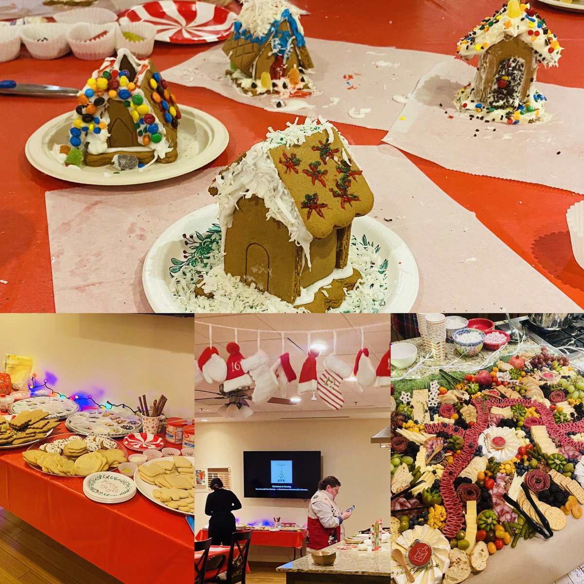 #Success! 👏🏻Wonderful @VUMC_Cancer #Youngadult #cancer program #Holiday🎄 Cookies 🍪 and #gingerbread houses to connect with others at @GildasClubMidTN last week. Several #cancerthriver shared their story. 🙏🏻to the AMAZING program manager Brittany! @VUMCDiscoveries @VUMCHemOnc