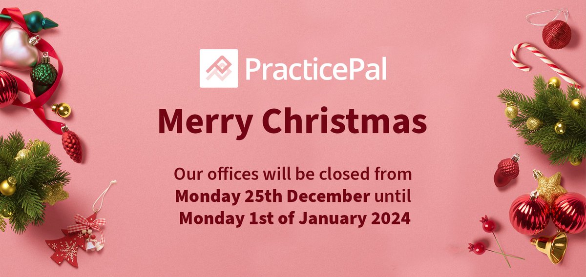 practicepal's tweet photo. Our Christmas Holiday dates https://t.co/fkzL2kCmon