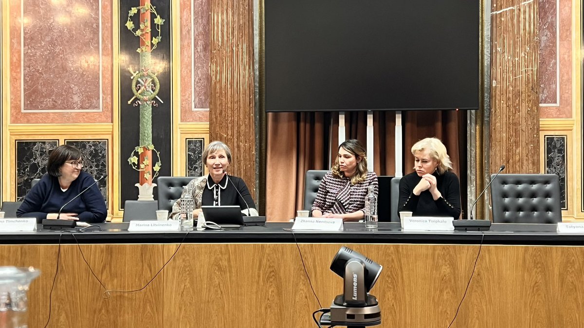 Exchange with #HumanRights defenders from #Belarus & #Russia among others Marina Litvinenko, widow of murdered Kremlin critic; @ZhannaNemtsova, daughter of murdered politician Boris Nemtsov & @VTsepkalo. Looking for ways how to support these brave women to oppose dictators.