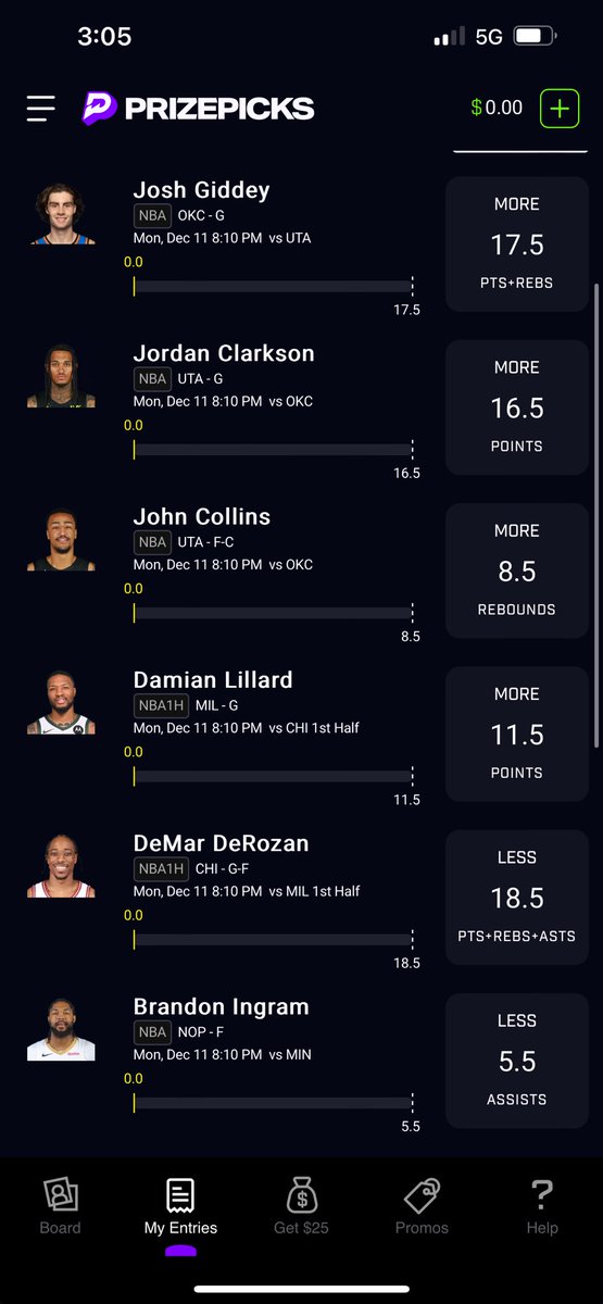 I’m really him with looking into NBA value all bumped except Ingram was in the lab at 2am😮‍💨ima start doing a list thank u @Trilllster for dame pick🔥🔥 #NBAPicks #nba #prizepicks #PrizePickNBA #draftkingssportsbook #draftkings #dfs #sportsbet #sportsbettor