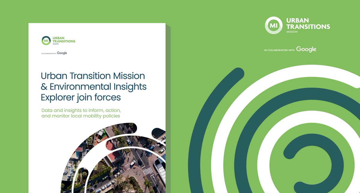 🌐Unlocking the power of data to accelerate #UrbanTransitions!

🌍Discover the collaborative guide by @UTM and @Google to dive into insights on addressing transportation challenges using #GoogleEIE, fostering cities global knowledge exchange 👉 goo.gle/UTM-guide