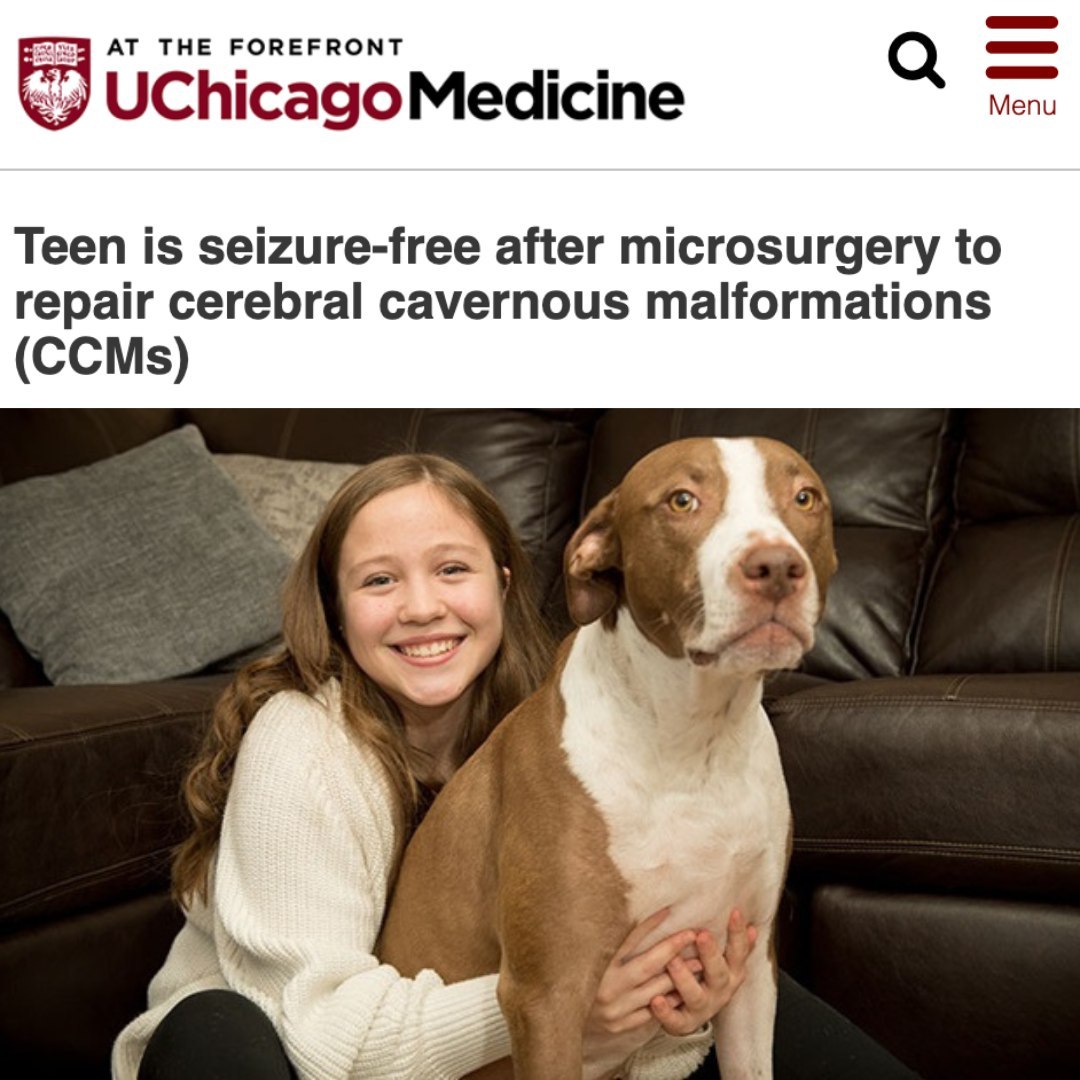 "Bailey spent four days in the hospital recovering, then headed home. 'I haven't had any partial seizures or big seizures since the surgery,' she said. 'So far, it's worked.'"

Read the full article here: bit.ly/3nbK6a3