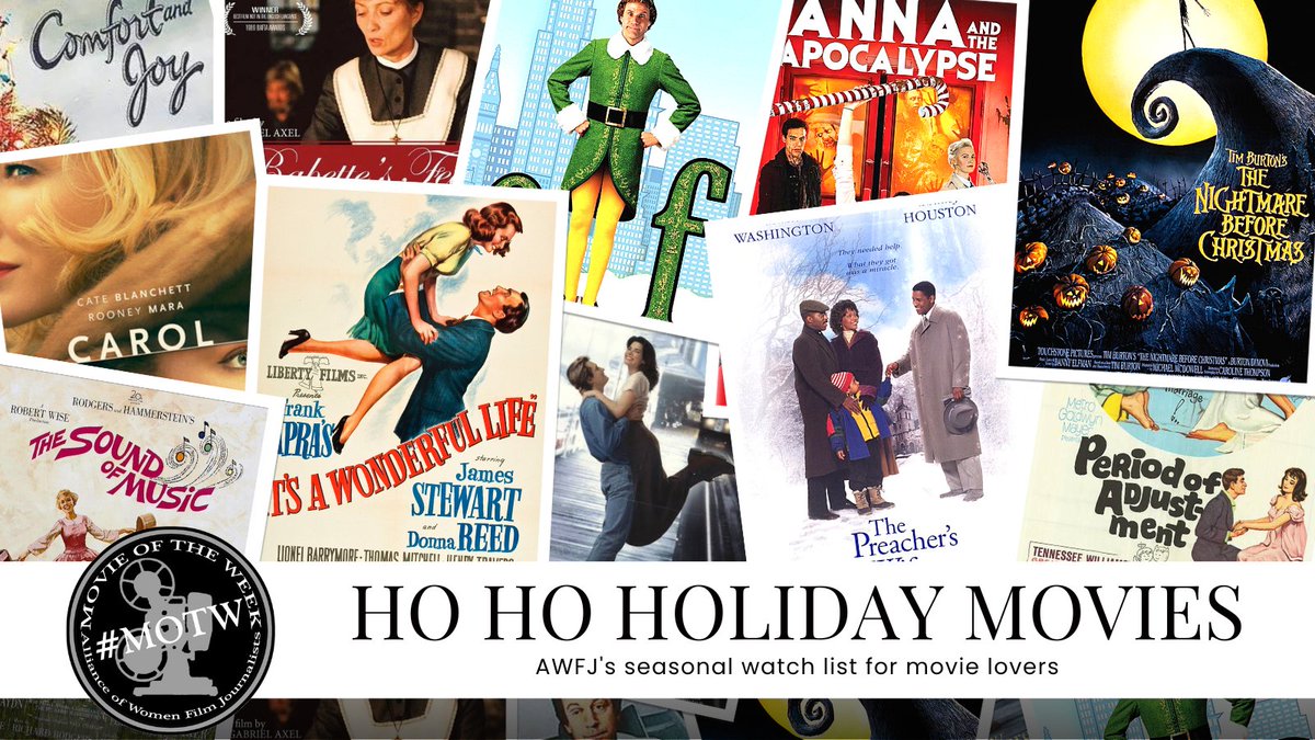 Season's Greetings! Turn your holidays into happy #moviedays by watching these #MOTW-team recommended films to amp up your seasonal cheer and celebrations: awfj.org/blog/2023/12/1…