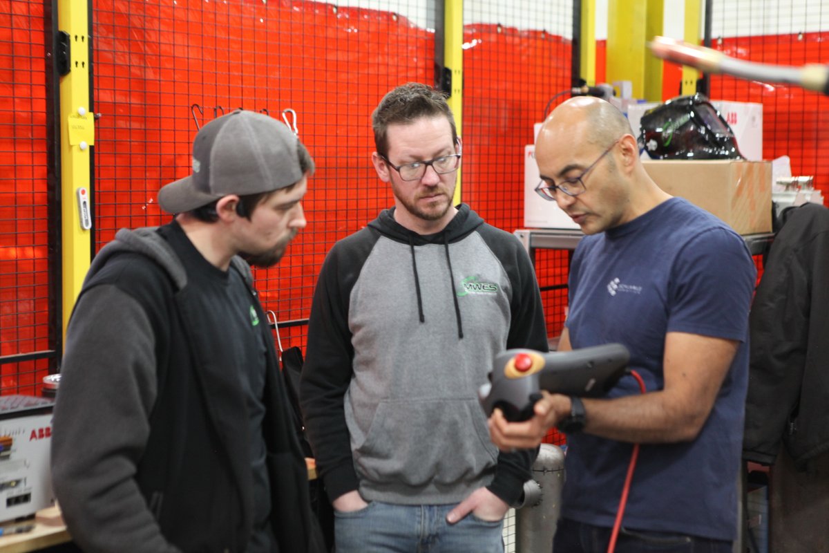 mwengineered's tweet image. @mwengineered worked together with #ScalableRobotics to help us provide our customers with an easy-to-use programming alternative. #ScalableArc™ provides a great solution.  Thanks to #ScalableRobotics for hooking us up with some innovative technology.  @ABBRobotics