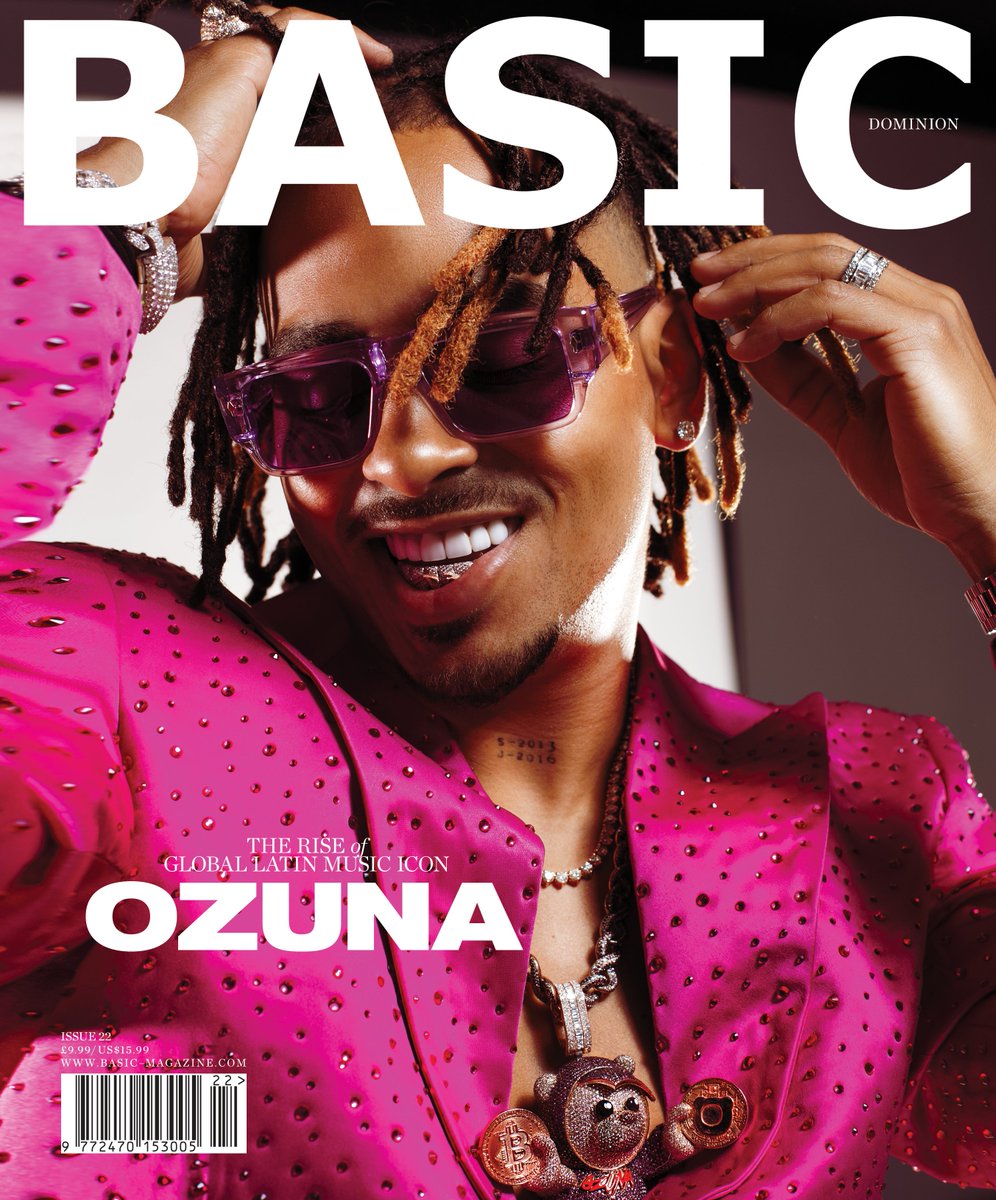 🌟  BASIC Magazine's 22nd issue is dropping soon, featuring the global music sensation, <a href="/OZUNA/">La Flame 🔥 WHO I AM</a>! 🎶🌎 Pre-order your hard copy NOW shorturl.at/ckLTW 📖✨ #Ozuna #BASICMagazine #DominionCover #PreOrder