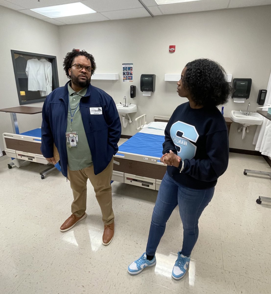 AxsonRoberta's tweet image. Making Community Connections @NCCA_Covington with @MSMEDU. 
Thank you Dr. Ryan Clark, Dr. Jarrod Lockhart, and Dr. Jasmine Mattison. 
@NCCA_STEM @NCCAWBL @NCCAWBL @NccaCounseling #ncssbethebest #spirit #pride #excellence