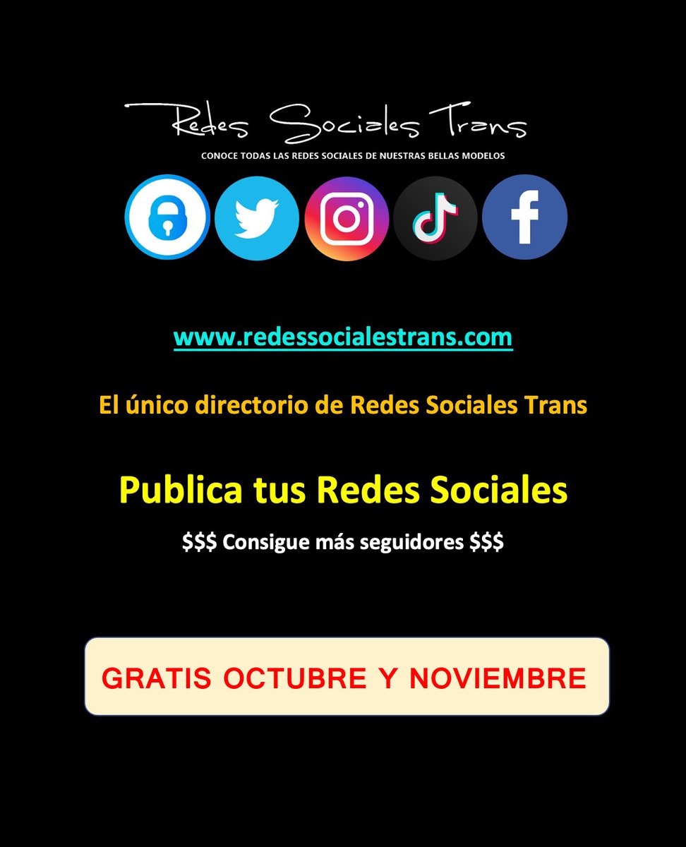 ¿Quieres promocionar tus redes sociales? Recuerda que las redes sociales se ven en todo el mundo, obtén más seguidores sin importar en dónde estés. bit.ly/3qnjtR2 Envíanos un mensaje. Tu espacio sin fronteras. 🌎 🌍 🌏 💵 💶 💷