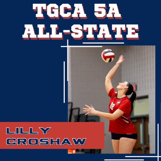 Northwest Texan Volleyball (@txn_vb) on Twitter photo Congratulations <a href="/lillycroshaw/">lilly croshaw</a> on your TGCA 5A All State selection!!! We are so proud of you❤️🏐🤠 #BeastMode Congratulations <a href="/lillycroshaw/">lilly croshaw</a> on your TGCA 5A All State selection!!! We are so proud of you❤️🏐🤠 #BeastMode