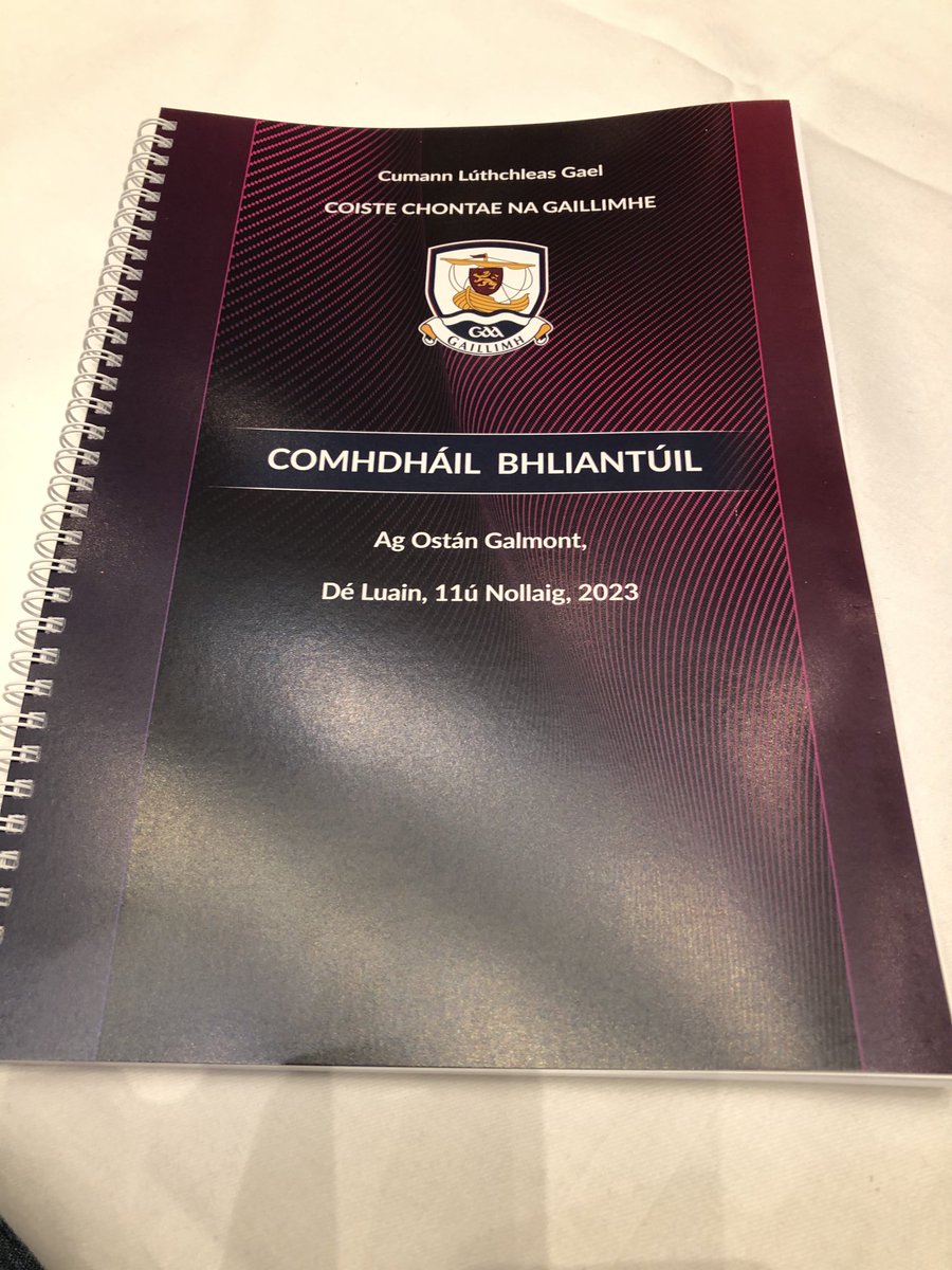 Big crowd in the Galmont Hotel for the annual Galway GAA Convention, a body which represents 33,010 signed up members across 80 clubs.