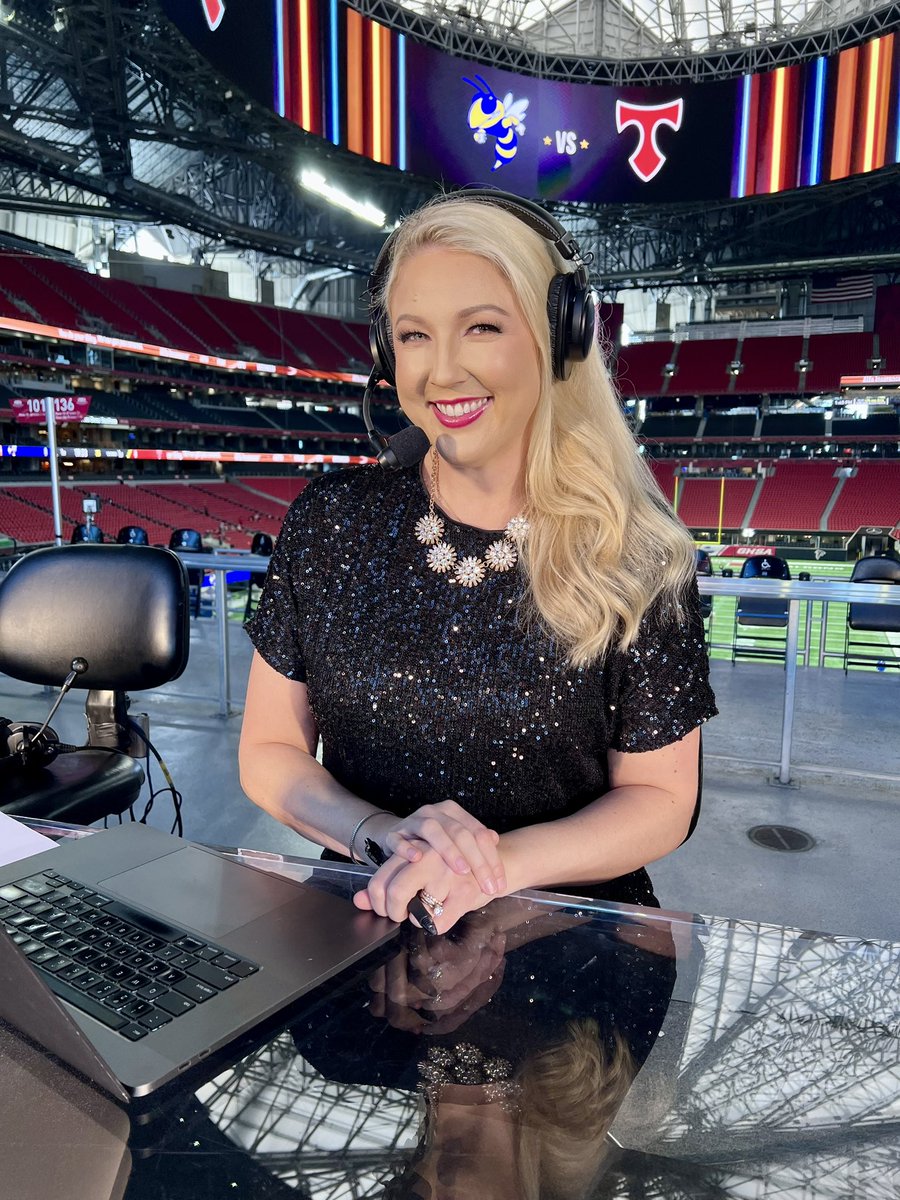 We’re LIVE for the 2023 @OfficialGHSA Football Championships at @MBStadium!! Join us on GPB for Day 1 of action and follow @GPBsports for the full championship schedule, live coach interviews and all the latest news & updates!! Fancy new set this year! 🏆