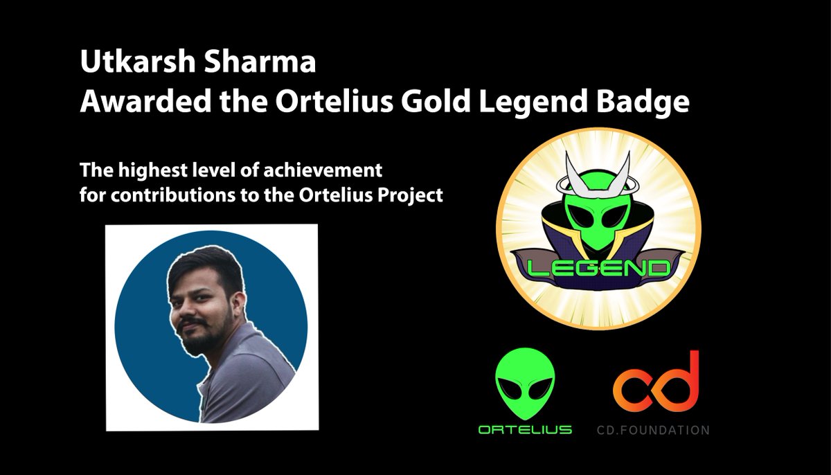 Utkarsh Sharma achieves the highest level of recognition, the Gold Legend Badge. Congrats to Utkarsh for a job well done. @codewithutkarsh ortelius.io/blog/2023/12/1…