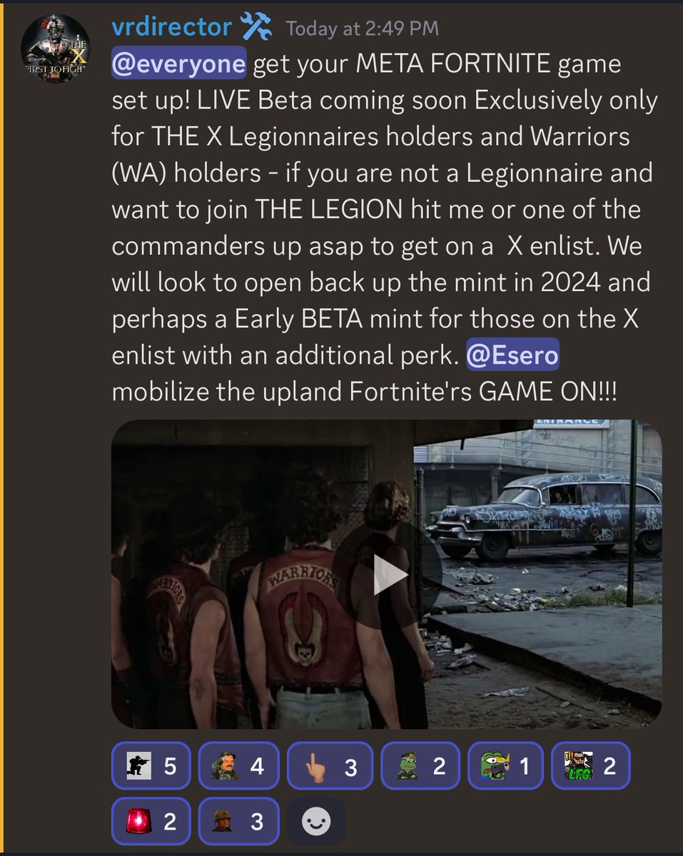 I can’t even describe how excited I am for this 👀 <a href="/XnftCollection/">The X NFT</a> inside of <a href="/FortniteGame/">FortniteGame</a> is unreal 💯💯🤝 This is everything a gamer could want! Join <a href="/XnftCollection/">The X NFT</a> Discord for the video 🤯🤯🤯