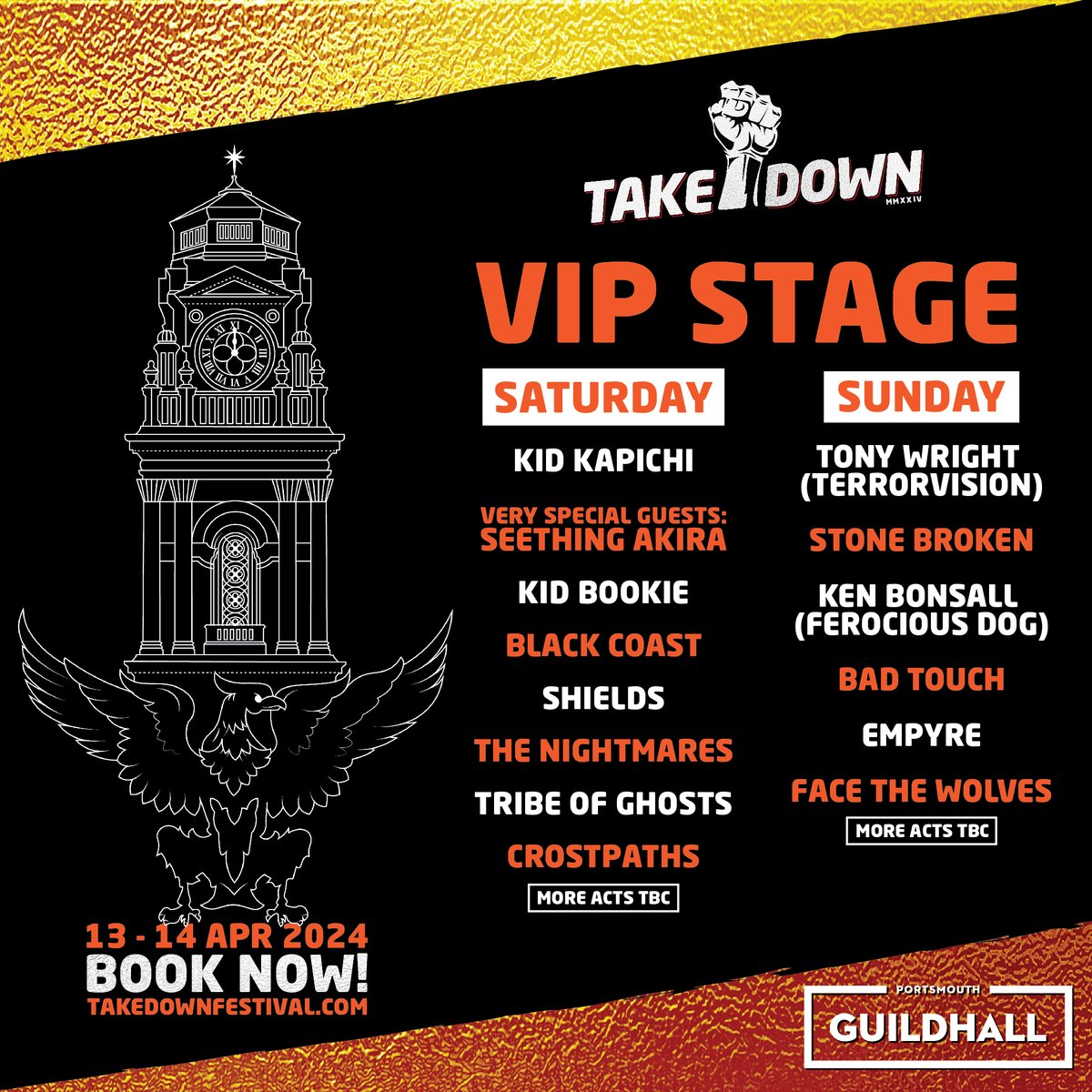 We won't just be performing once Takedown Festival 2024...

#takedownfestival2024 #MetalFestival #UKMetal #PortsmouthGuildhall #vip #acoustic #unplugged #rock #rockmusic