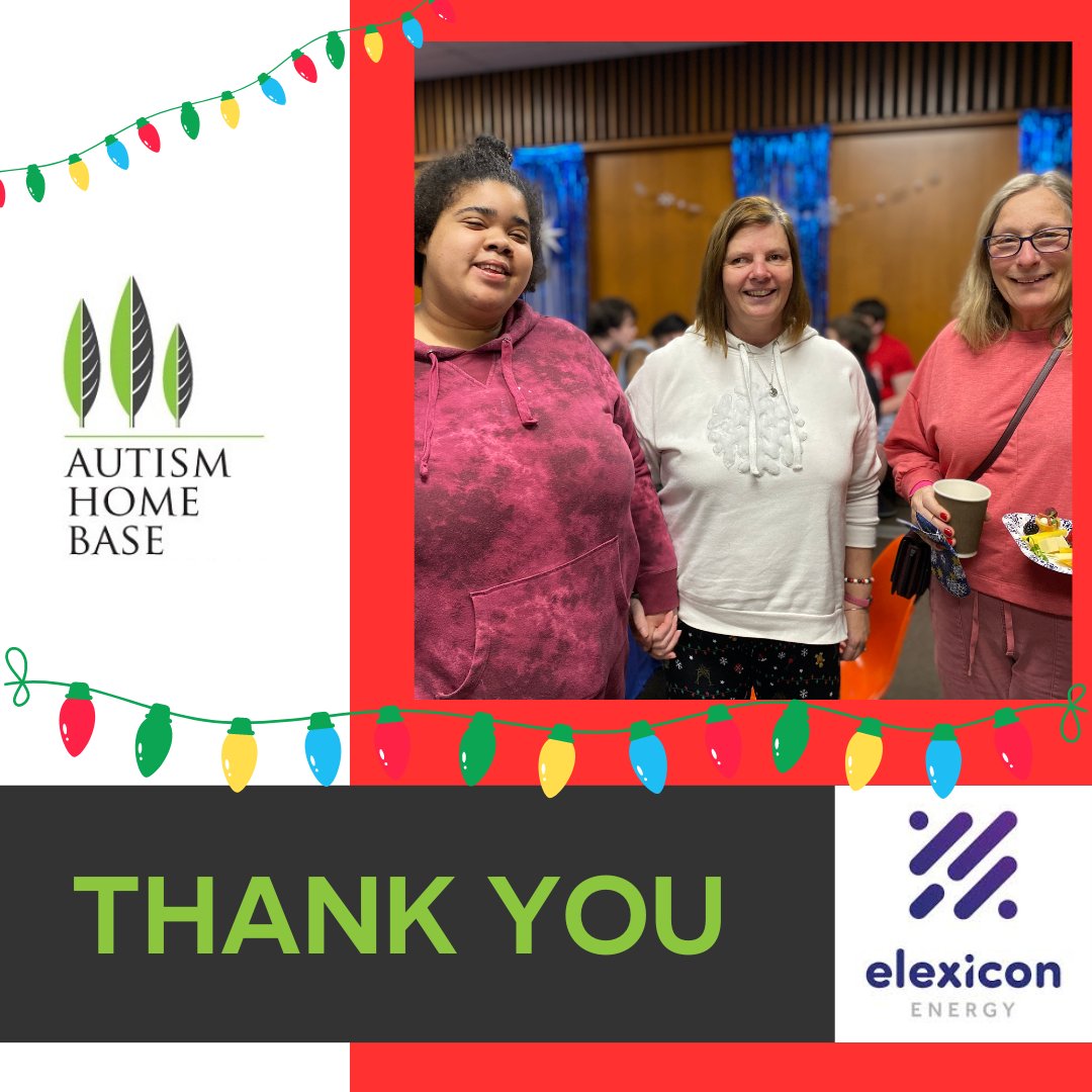 AutismHomeBase's tweet image. Absolutely thrilled to partner with @ElexiconEnergy for our Annual Family Holiday Party! 🎉🌟 We're immensely grateful for their commitment to community building. Thank you for being true community leaders! 🙌🎄 #AutismAfter18 #CommunityPartnership #Gratitude #ElexiconEnergy