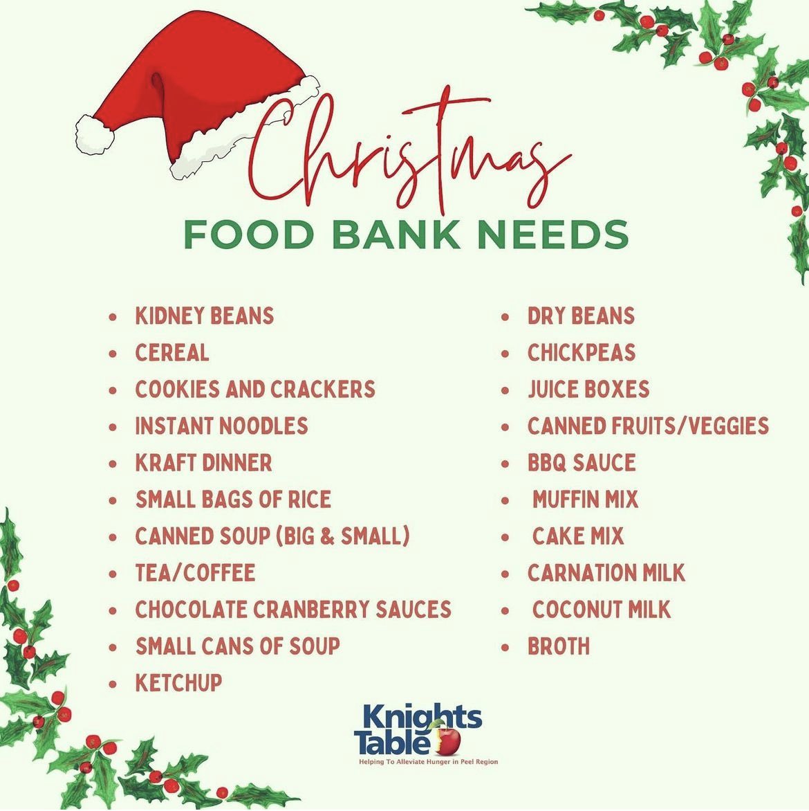 Many families cannot afford much of what we take for granted during the holidays like a pantry full of food. Your donations help us prepare hundreds of hampers filled with the delights and necessities that make the season magical for families in need. #ChristmasDonation