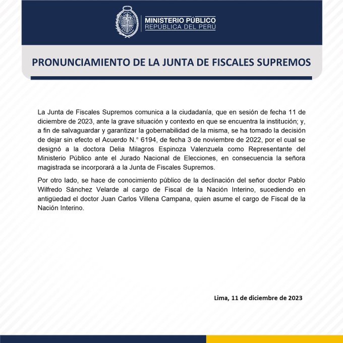 Ministerio Público con nuevas autoridades.