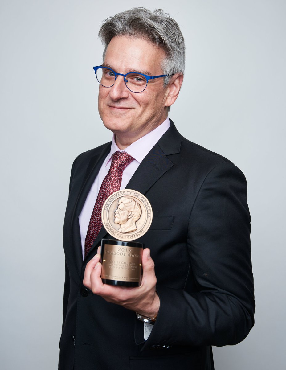 PeabodyAwards's tweet image. Hey @petergould - good looking out. 👍 
Needless to say, you earned it a few of these.
@BreakingBad 2x 🏆 🏆
@BetterCallSaul 2x  🏆🏆

#PeabodyWinner #BreakingBad #BetterCallSaul