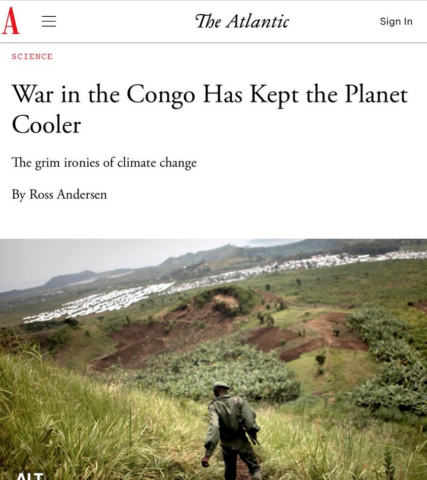 6 million people have died in this war and this is how The Atlantic chooses to cover it?