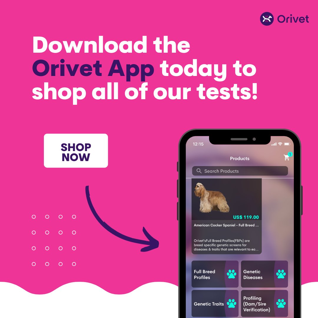 The #Orivet App for #breeders is an innovative, engaging and insightful platform, helping you gain access to everything breeder-related at the click of a button. ✔️ Download on the App Store or Google Play today!