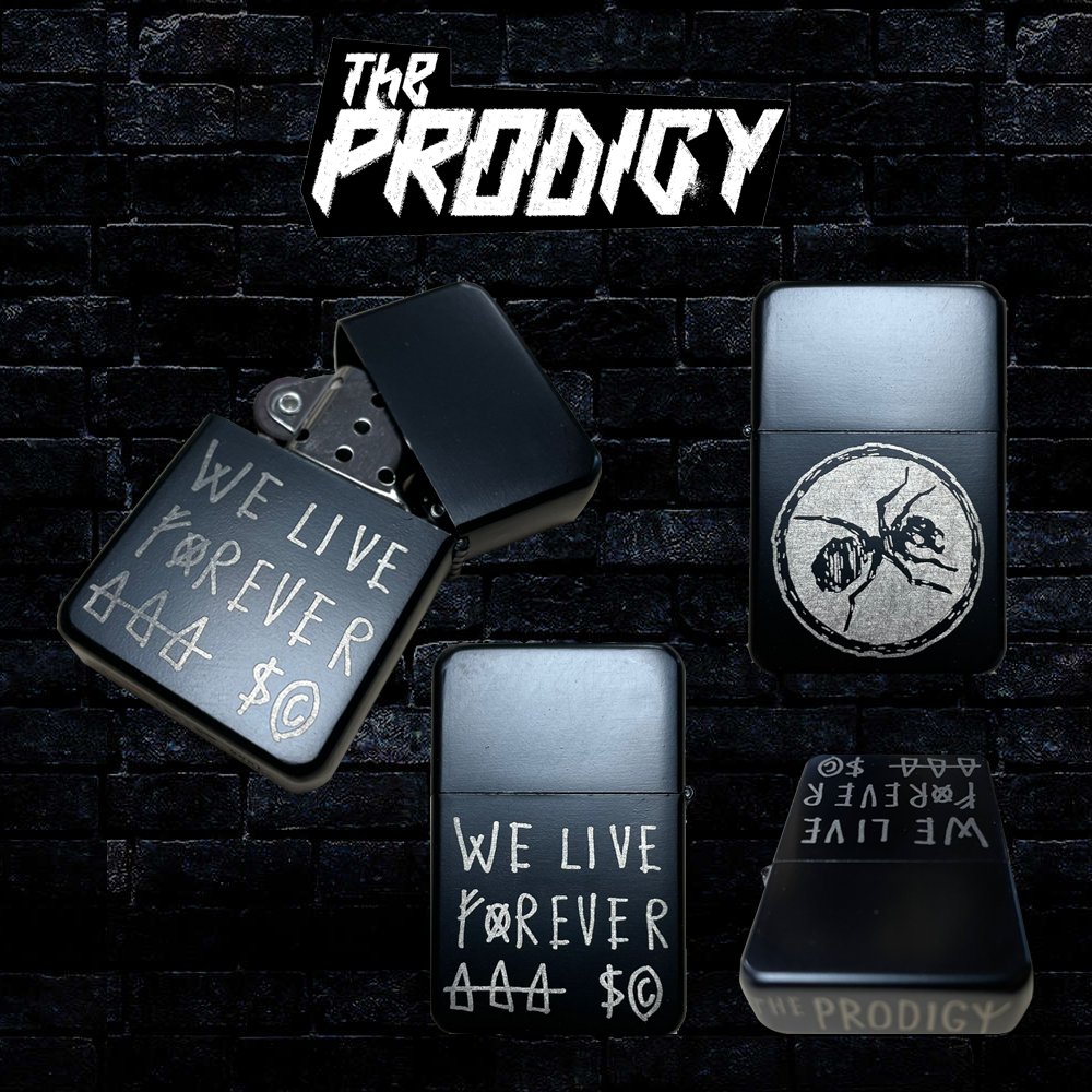 Army Of The Ants UK/EU tour merch is now available in the official store! Along with a zippo style lighter made in collaboration with street artist Skeleton Cardboard theprodigyshop.com The Prodigy HQ