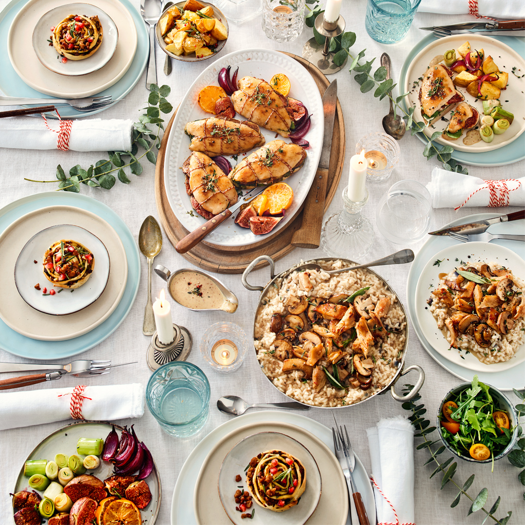 AllI want forChristmas is... ¡Esta mesa sin ningún sacrificio! 🤩

Por otro año más cambiando las Navidades y llenando las mesas de ‘carne vegetal’ con The Vegetarian Butcher. Feliz Navidad. 💚