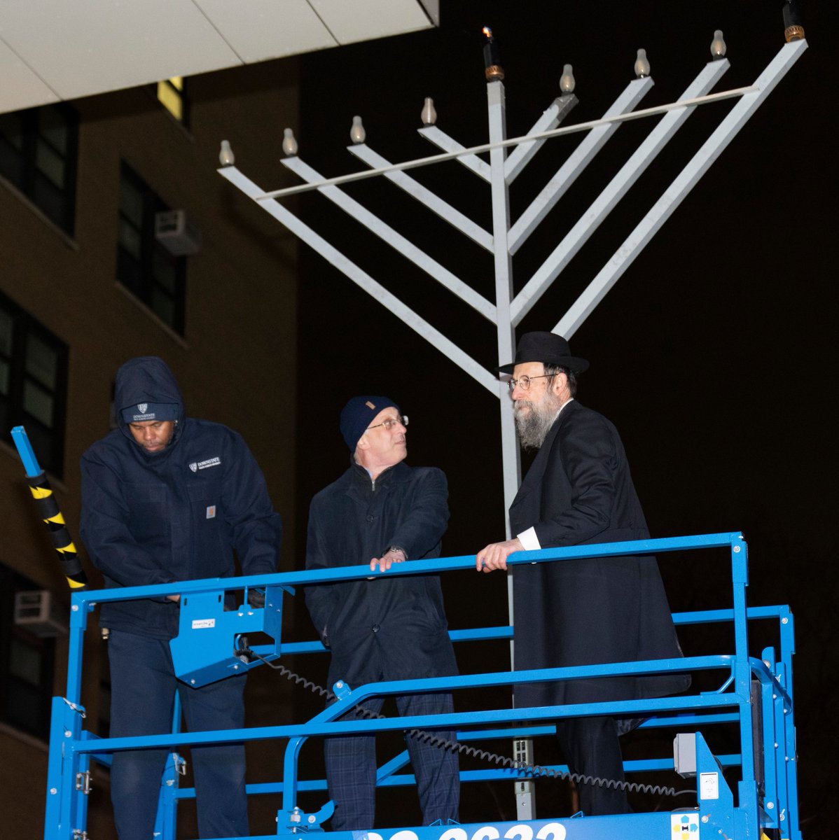 On the first night of Hannukah, we had our Menorah Lighting. We hope that all who celebrate have a meaningful, blessed, and safe holiday. #HappyHanukkah