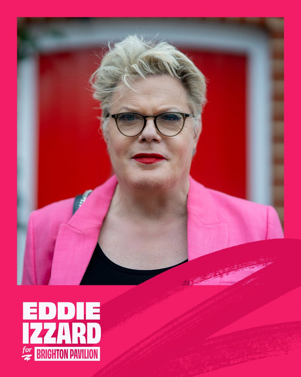 Brighton has always been more than a place - it's a community of heart and spirit. The privilege of fighting for Brighton in Parliament would be the culmination of a lifelong journey. Every step I've taken has led me here. Please vote for me on Sunday. eddieizzard.uk/gotv/