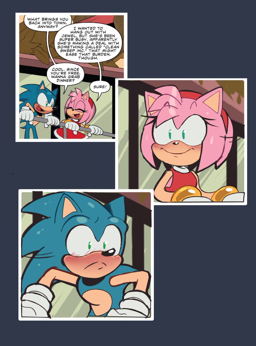 Sonamy comic pt br in 2023  Sonic and amy, Sonic, Fan art