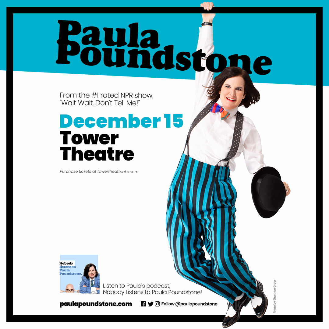 THIS WEEK AT TOWER! 🌟 Wednesday: Houston rapper DeeBaby 💥 Friday: @paulapoundstone (from 'Wait Wait... Don't Tell Me!') 🎙 🎟 towertheatreokc.com