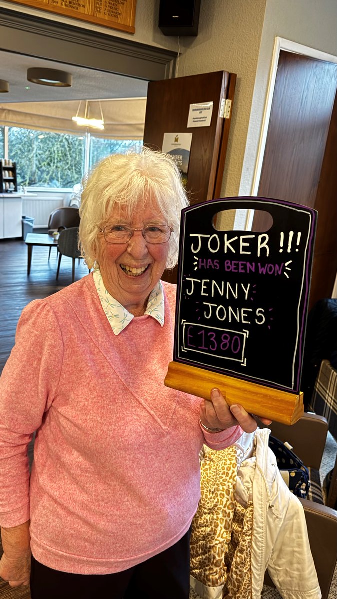 We're thrilled for Jenny Jones who won the rollover jackpot of the Joker game at £1,380 yesterday! Next week we begin again with a new Clubhouse game. Well done, Jenny! 👏🃏✨