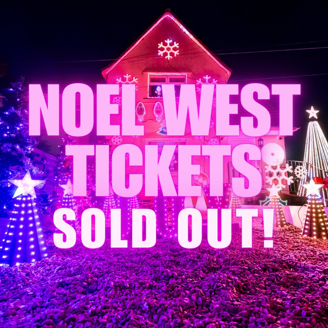 We're super excited to announce that NOEL WEST IS NOW SOLD OUT! 

A big THANK YOU 🤗 to everyone that's purchased a ticket for Bristol's best kept festive secret LAUNCHING THIS WEEK 🌟🎄

If you missed out on tickets we'll be announcing a little something soon 💖