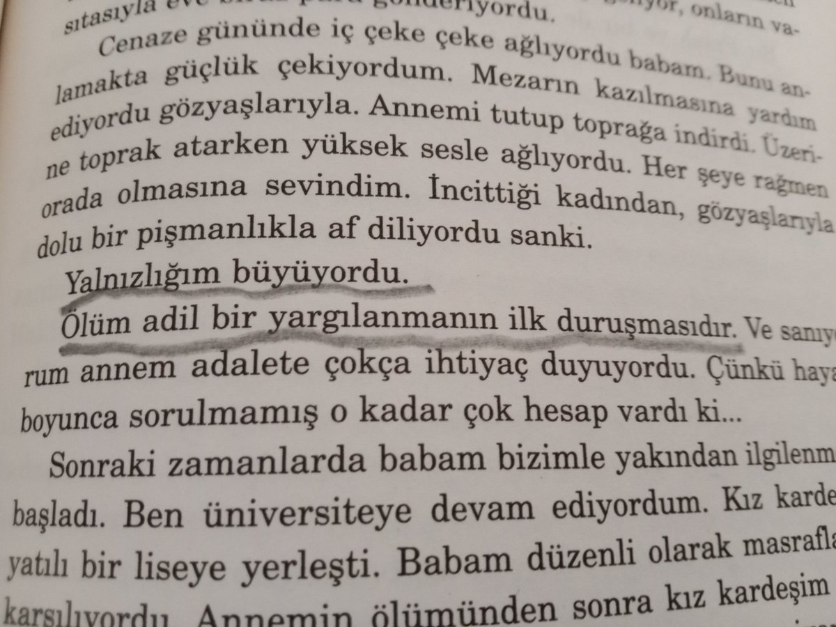 Ölüm adil bir yargılanmanın
ilk duruşmasıdır...
#tarıktufan #vesenkuşolurgidersin