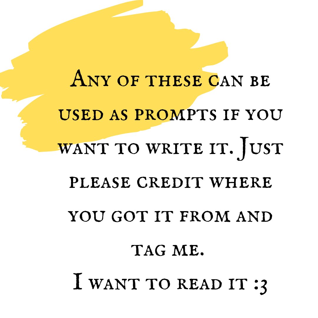 IsaAfterDark's tweet image. A thread of my fics, AU concepts, prompts and ideas. Free to use with credit