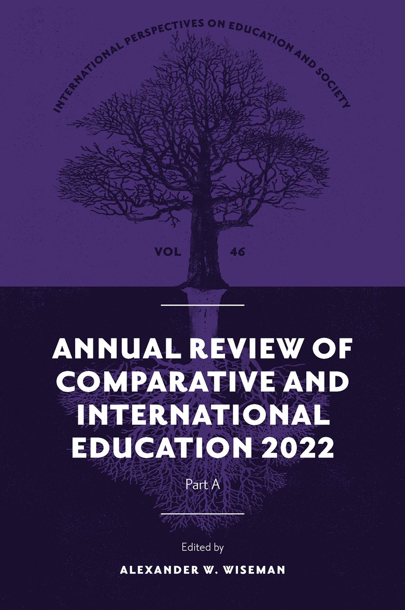So thrilled to announce the publication of the 10th anniversary volume(s) of the #AnnualReview of #Comparative and #International #Education! emerald.com/insight/public… and emerald.com/insight/public…