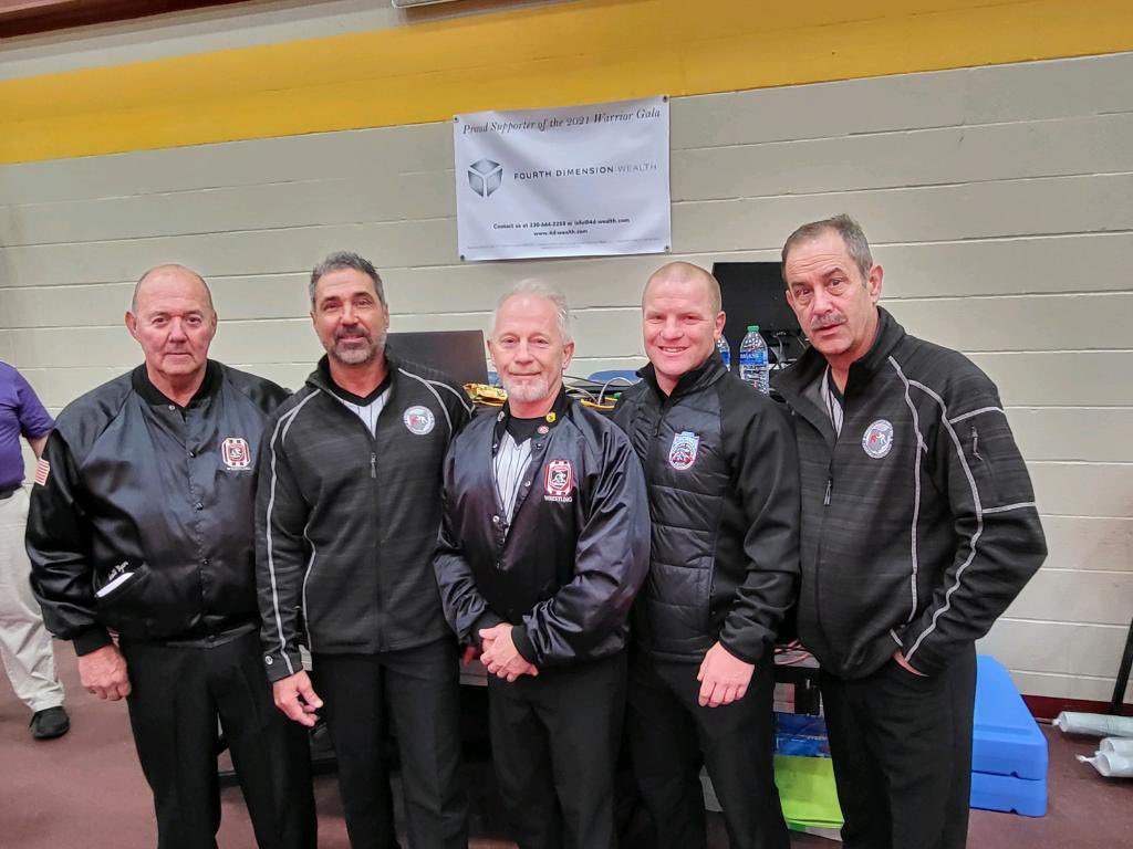 GCWOA's tweet image. Some action photos of GCWOA officials from opening weekend. GCWOA was at @ironman_wrestle and events around southwest Ohio #wrestling