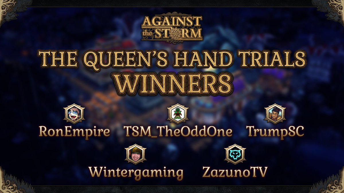 Congratulations to the Creator-Viceroys who completed the Queen's Hand Trials Challenge! 🎉 Thank you to everyone who joined, we were glued to our seats watching all of the attempts.